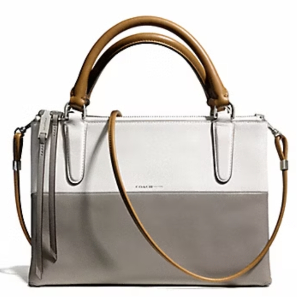COACH mini borough retro colorblock bag purse
